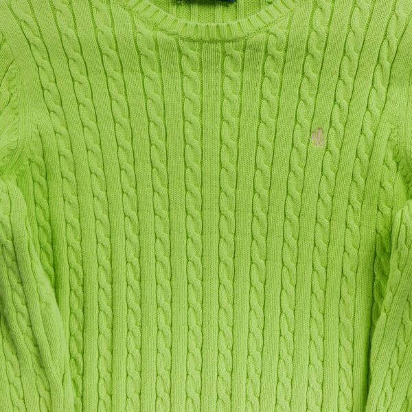 Pull femme manches longues jaune Polo Ralph Lauren Col Rond