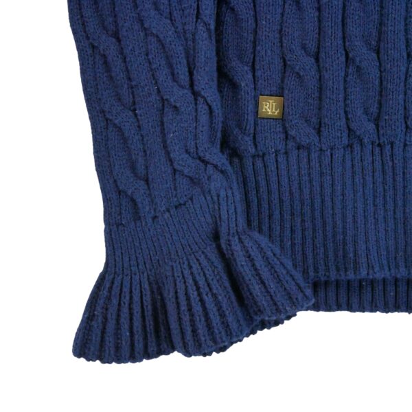 Pull femme manches longues marine Polo Ralph Lauren Col Rond