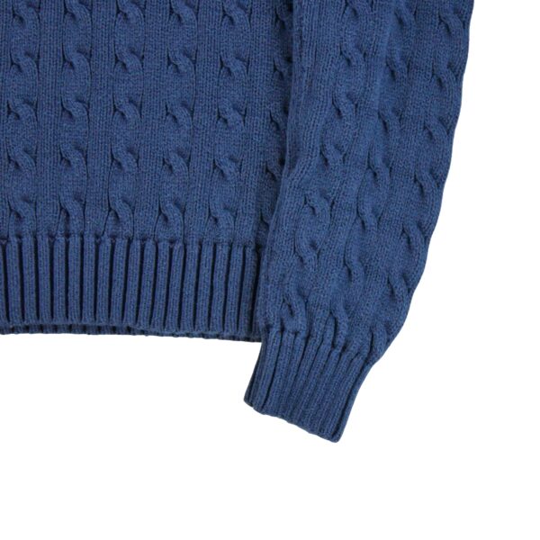 Pull femme manches longues marine Polo Ralph Lauren Col Rond