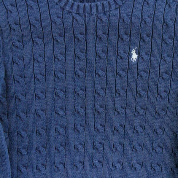 Pull femme manches longues marine Polo Ralph Lauren Col Rond