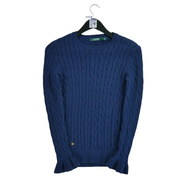 Pull femme manches longues marine Polo Ralph Lauren Col Rond