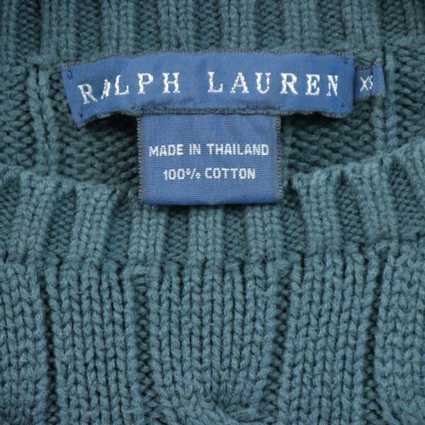 Pull femme manches longues marine Polo Ralph Lauren Col Rond QWE3380
