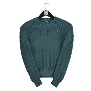 Pull femme manches longues marine Polo Ralph Lauren Col Rond QWE3380