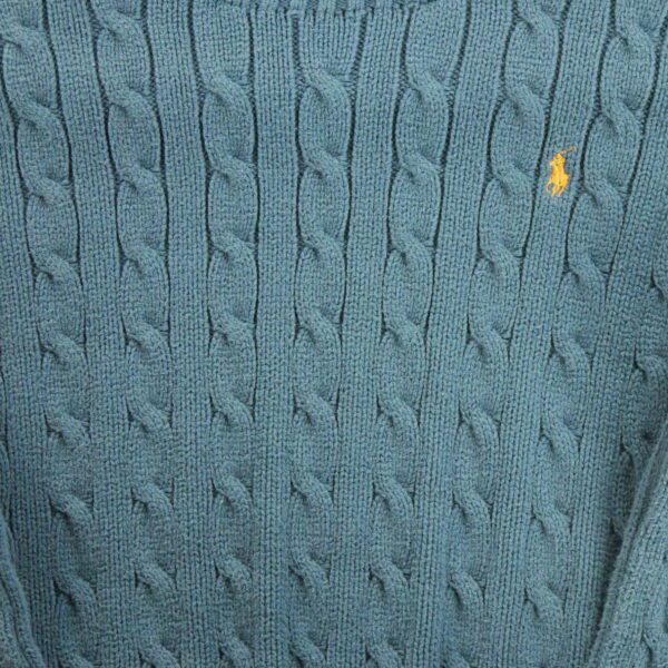 Pull femme manches longues marine Polo Ralph Lauren Col Rond QWE3380