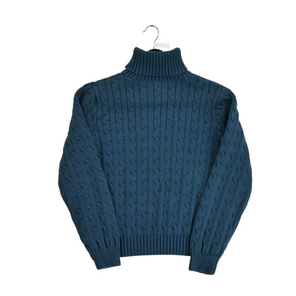 Pull femme manches longues marine Polo Ralph Lauren Col Roule