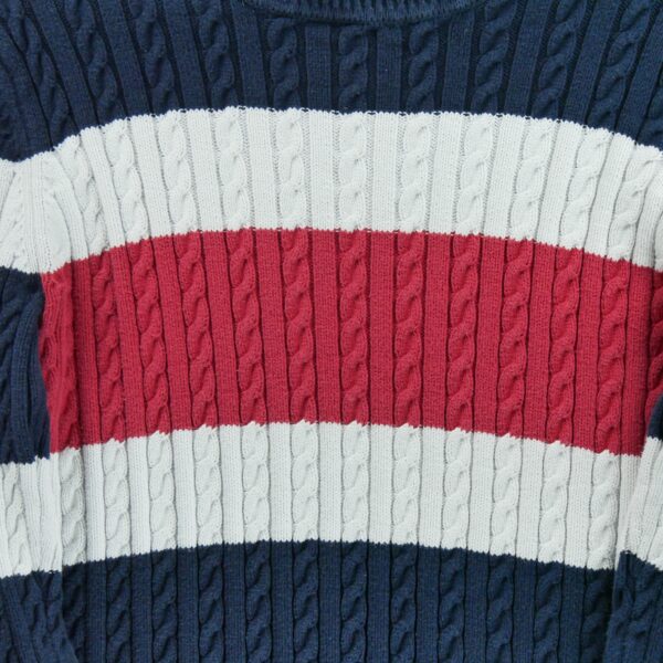 Pull femme manches longues marine Tommy Hilfiger Col Rond QWE0524