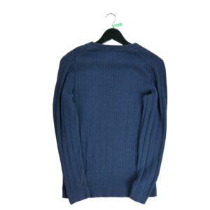 Pull femme manches longues marine Tommy Hilfiger Col V