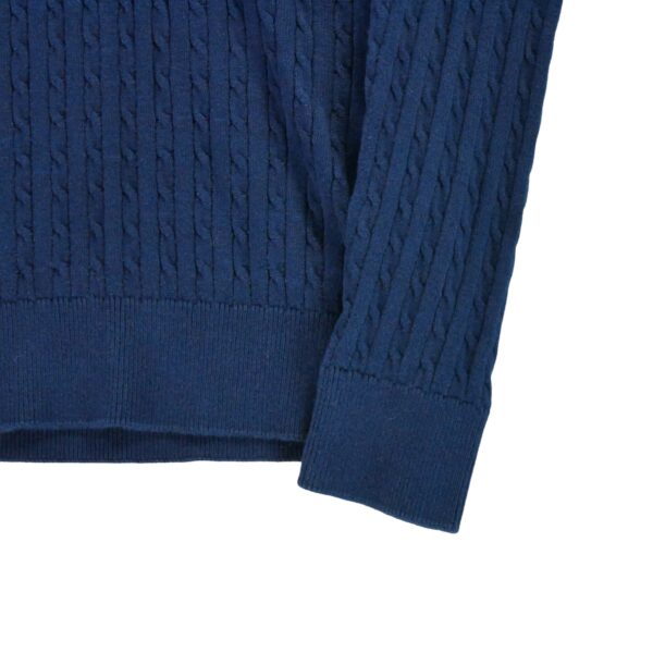 Pull femme manches longues marine Tommy Hilfiger Col V