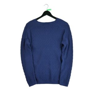 Pull femme manches longues marine Tommy Hilfiger Col V QWE0245