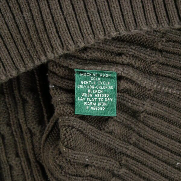 Pull femme manches longues marron Polo Ralph Lauren Col Rond