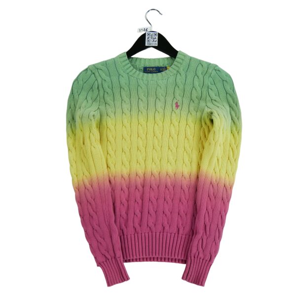 Pull femme manches longues multicolore Polo Ralph Lauren Col Rond