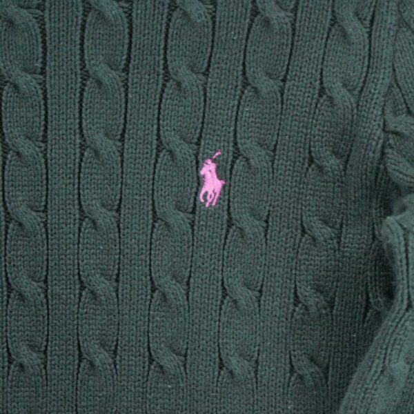 Pull femme manches longues noir Polo Ralph Lauren Col Rond QWE3680