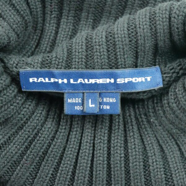 Pull femme manches longues noir Polo Ralph Lauren Col Roule QWE3343