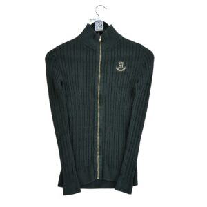 Pull femme manches longues noir Tommy Hilfiger Col Montant QWE3378