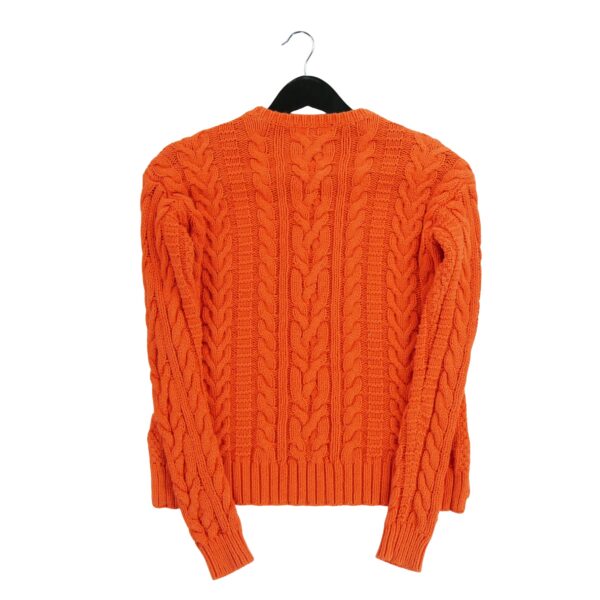 Pull femme manches longues orange Polo Ralph Lauren Col Rond