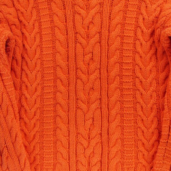 Pull femme manches longues orange Polo Ralph Lauren Col Rond