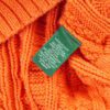 Pull femme manches longues orange Polo Ralph Lauren Col Rond