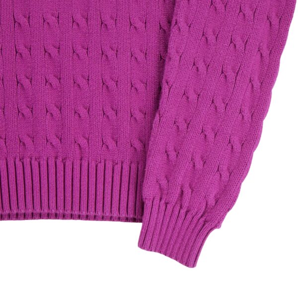 Pull femme manches longues rose Polo Ralph Lauren Col Rond