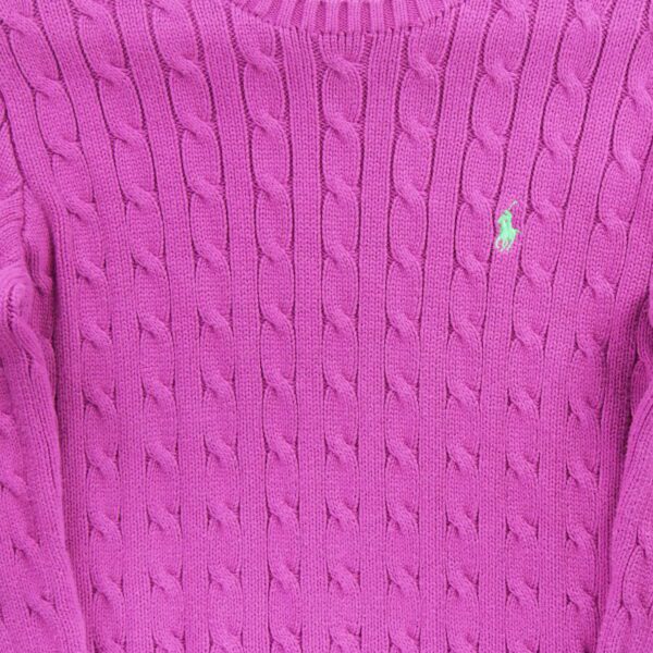 Pull femme manches longues rose Polo Ralph Lauren Col Rond