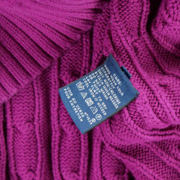Pull femme manches longues rose Polo Ralph Lauren Col Rond