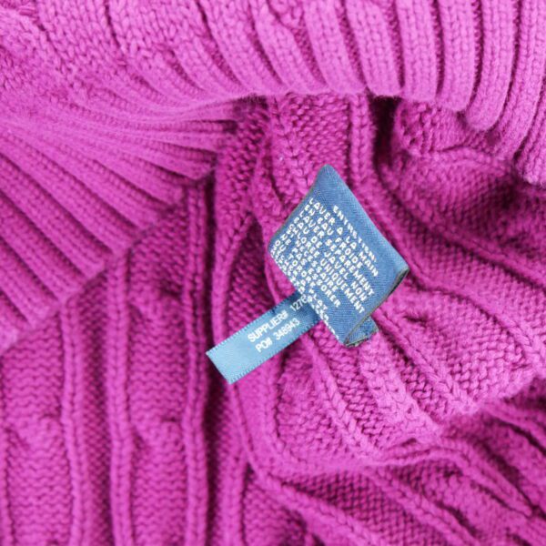Pull femme manches longues rose Polo Ralph Lauren Col Rond