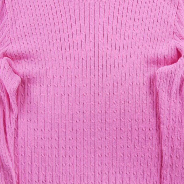 Pull femme manches longues rose Polo Ralph Lauren Col Rond QWE0266