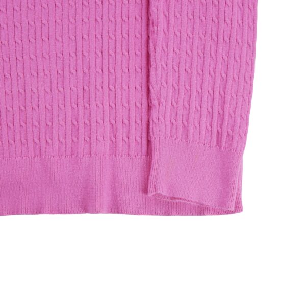 Pull femme manches longues rose Polo Ralph Lauren Col Rond QWE0266
