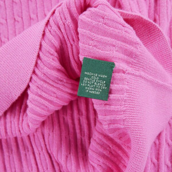 Pull femme manches longues rose Polo Ralph Lauren Col Rond QWE0266