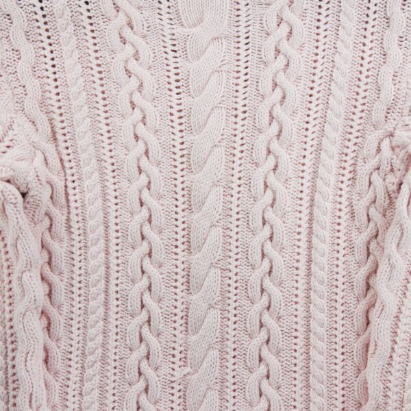 Pull femme manches longues rose Polo Ralph Lauren Col Rond QWE3296