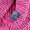 Pull femme manches longues rose Polo Ralph Lauren Col V