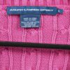 Pull femme manches longues rose Polo Ralph Lauren Col V