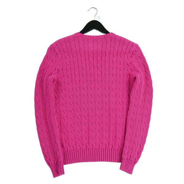 Pull femme manches longues rose Polo Ralph Lauren Col V