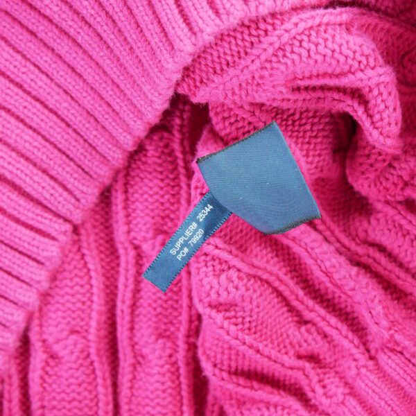 Pull femme manches longues rose Polo Ralph Lauren Col V