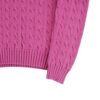 Pull femme manches longues rose Polo Ralph Lauren Col V
