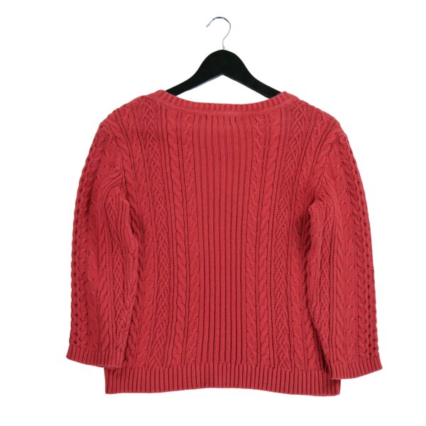 Pull femme manches longues rouge Tommy Hilfiger Col Rond