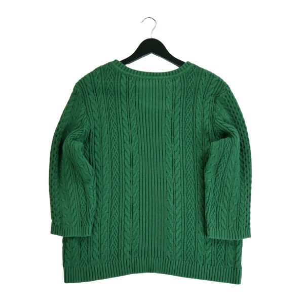 Pull femme manches longues vert Tommy Hilfiger Col Rond