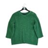 Pull femme manches longues vert Tommy Hilfiger Col Rond