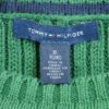 Pull femme manches longues vert Tommy Hilfiger Col Rond
