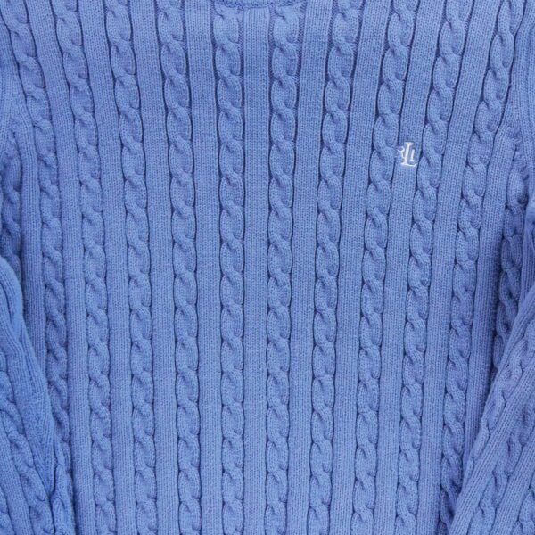 Pull femme manches longues violet Polo Ralph Lauren Col Rond