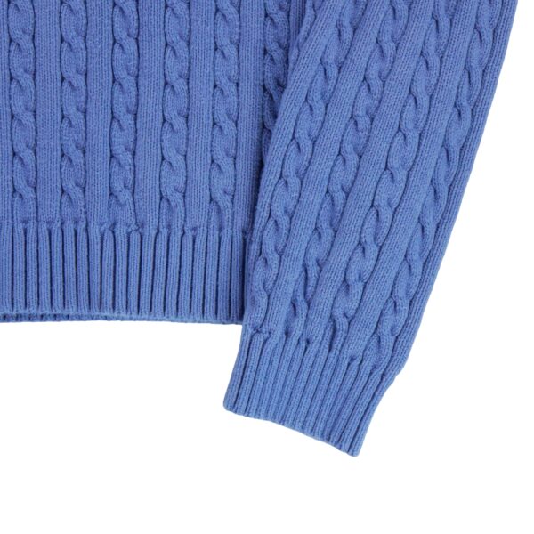 Pull femme manches longues violet Polo Ralph Lauren Col Rond