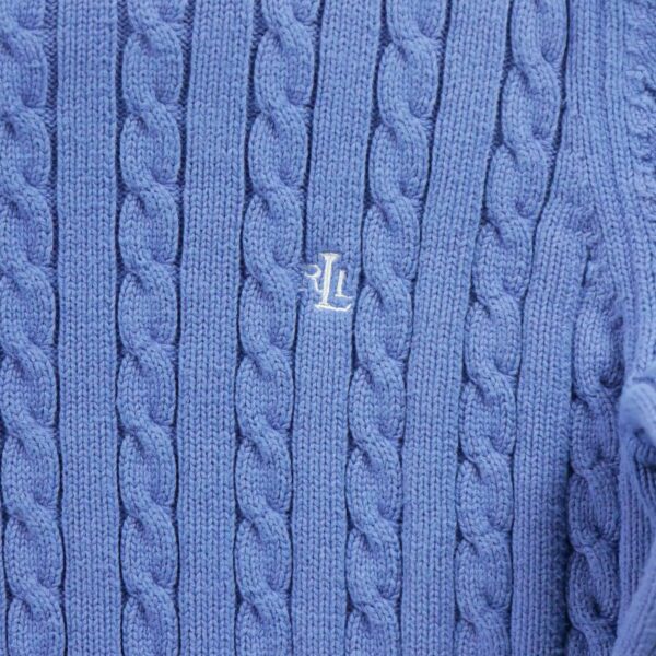 Pull femme manches longues violet Polo Ralph Lauren Col Rond