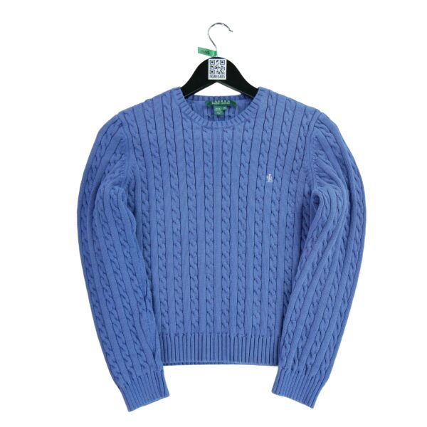Pull femme manches longues violet Polo Ralph Lauren Col Rond