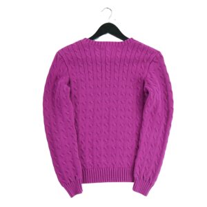 Pull femme manches longues violet Polo Ralph Lauren Col Rond QWE3265