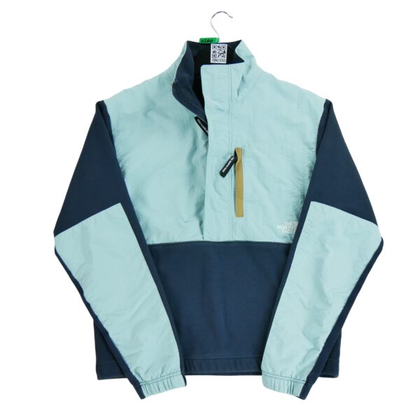 Pull homme manches longues bleu The North Face Col Montant