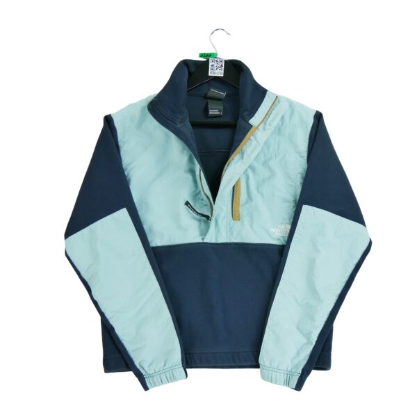 Pull homme manches longues bleu The North Face Col Montant