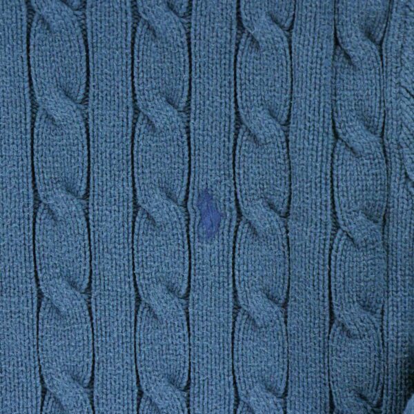 Pull homme manches longues marine Polo Ralph Lauren Col Roule