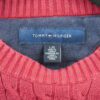 Pull homme manches longues rouge Tommy Hilfiger Col Rond