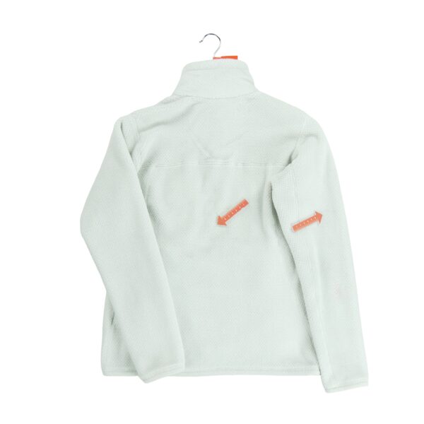 Pull polaires femme manches longues blanc Patagonia Col Montant