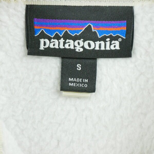 Pull polaires femme manches longues blanc Patagonia Col Montant