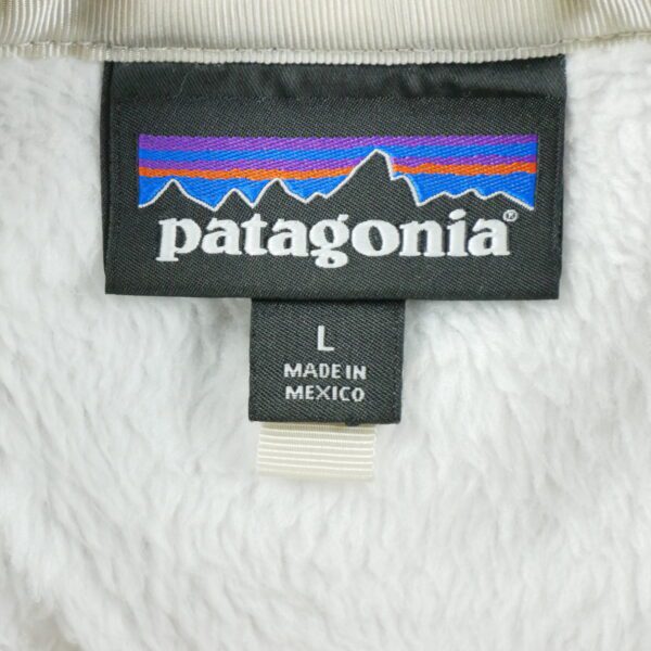 Pull polaires femme manches longues blanc Patagonia Col Montant